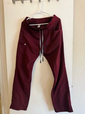 Women's Burgundy Yola -
Tall Skinny Scrub Pants